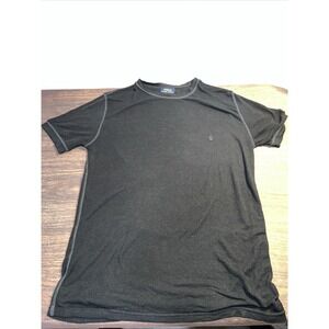 Polo Ralph Lauren Men's Large Black Lightweight Waffle Knit Short Sleeve Shirt